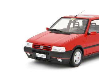 Fiat Uno Turbo i.e. 1.4 1990 ROSSO Laudoracing 1:18 Resinemodell (Türen, Motorhaube... nicht zu öffnen!)